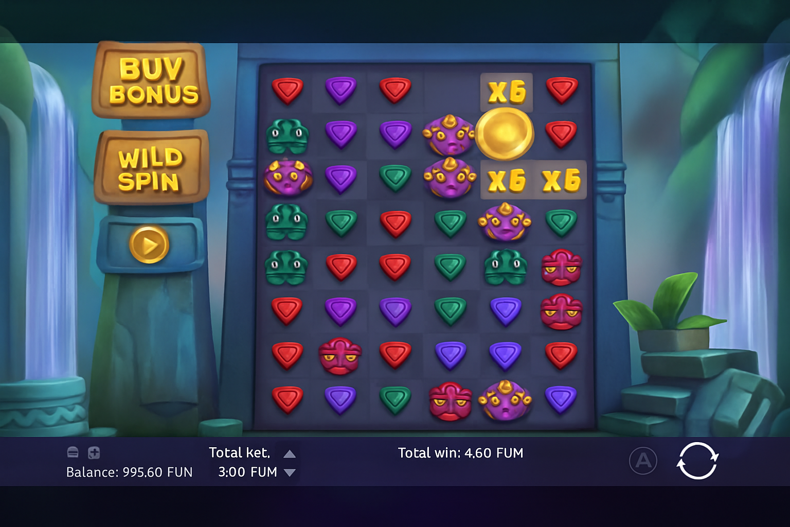 Aztec Clusters gameplay